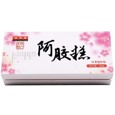 东阿县原产地礼盒红枣阿胶糕360克 阿胶固元糕女士阿胶块图5