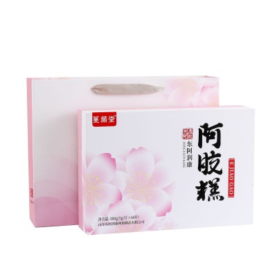东阿润康产蔓颜堂阿胶糕礼盒装原味阿胶糕阿胶固元糕山东阿胶图1