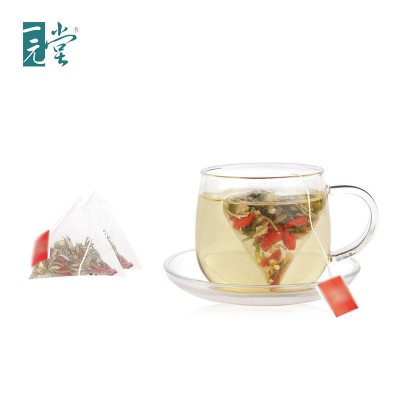 芦荟荷叶茶 三角茶包袋泡茶 手撕包贴牌定制图4