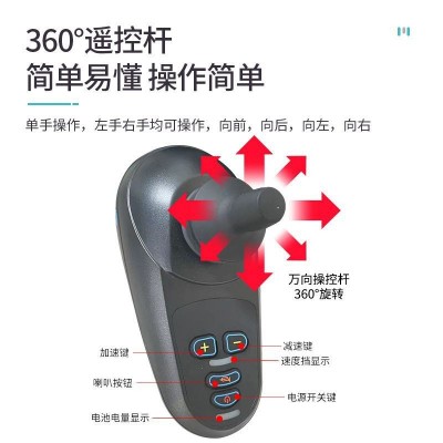 电动轮椅厂家批发 四轮老人残疾人智能轻便代步车 智能电动轮椅图5