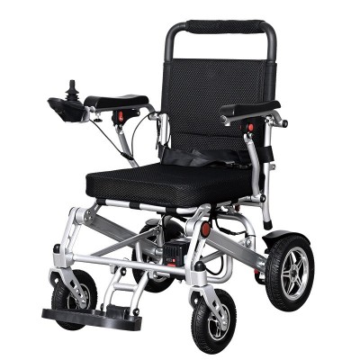 外贸出口折叠电动轮椅厂家老年残疾人全自动智能代步车上飞机