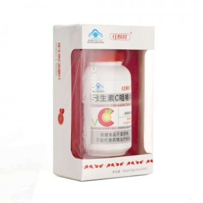 【一件代发】红枫叶 维生素C咀嚼片0.8g×100片 维C片 vc图2