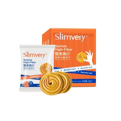 Slimvery藜麦高纤代餐饼干白芸豆曲奇粗粮饼健身职场白领图5