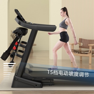 工厂供跨境跑步机家用款大型折叠家庭式电动走步机室内健身房专用图2