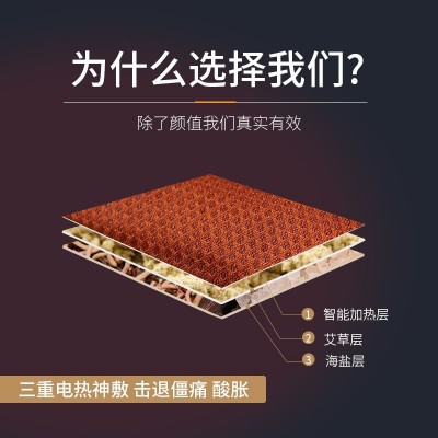 盐袋粗盐热敷包电加热颈椎海盐热敷枕头肩颈包家用图2