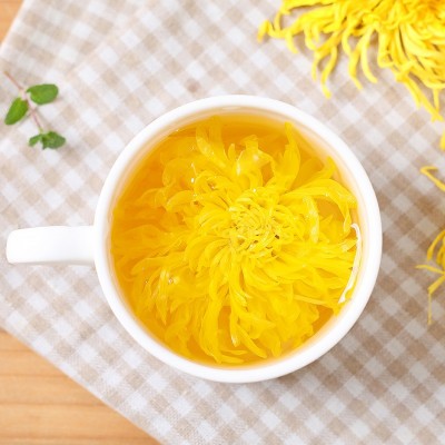 黄山金丝皇菊 一朵一杯大菊花茶散装 厂家批发新花金丝黄菊图4