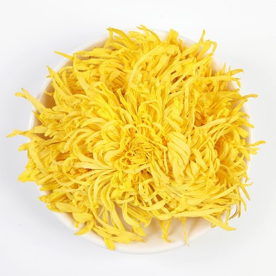 黄山金丝皇菊 一朵一杯大菊花茶散装 厂家批发新花金丝黄菊图5