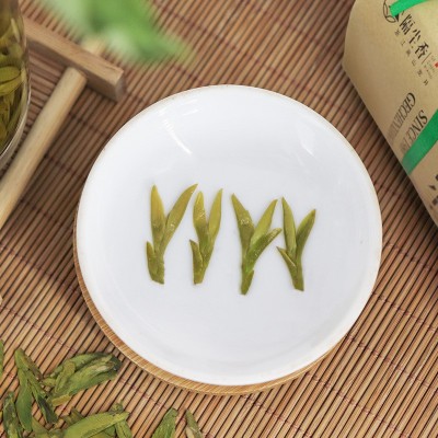 龙井43绿茶豆香茶叶批发散装明前传统大佛纸包250g特级春茶龙井茶图4