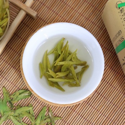 龙井43绿茶豆香茶叶批发散装明前传统大佛纸包250g特级春茶龙井茶图3