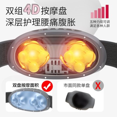 砭石自动揉腹仪腹部按摩器家用揉肚子腰腹揉捏排宿便健腹瘦肚器材图3