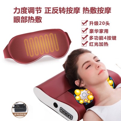 按摩枕颈椎按摩器多功能颈部腰部肩部按摩垫电动枕头家用全身批发图2