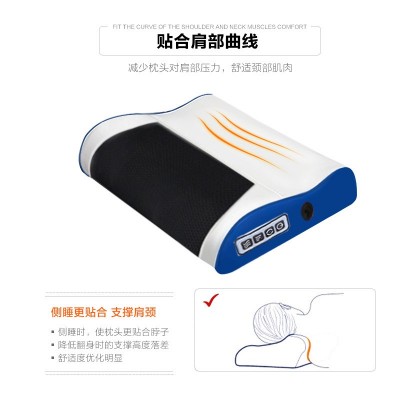 按摩枕颈椎按摩器多功能颈部腰部肩部按摩垫电动枕头家用全身批发图3