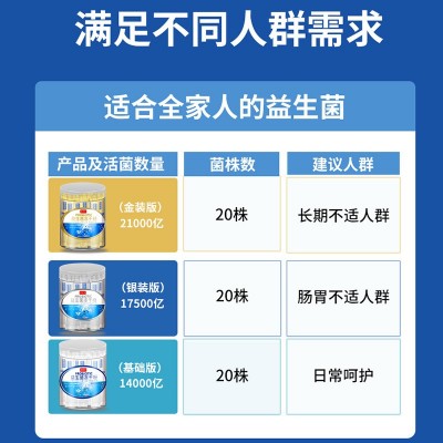21000亿活菌5克*35条复合益生菌冻干粉益生元女性成人儿童肠胃图3