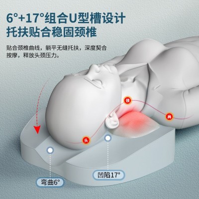 舒晟颈椎按摩仪器背部腰部全身办公室按摩靠垫家用肩颈揉捏按摩枕图4