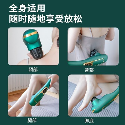 新款海豚按摩棒电动手持按摩捶背部全身按摩一件代发震动按摩棒图4