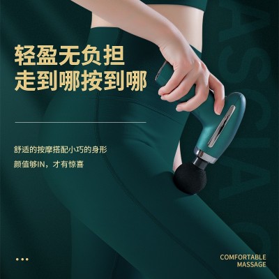 新款迷你颈椎按摩枪充电低音长续航筋膜枪全身按摩图2