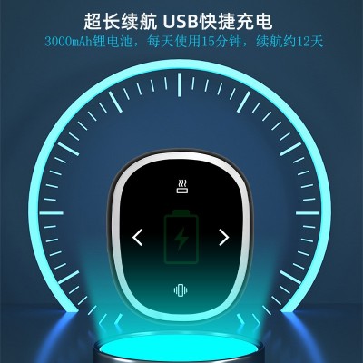 膝盖按摩仪腿部震动按摩膝盖恒温电加热自动定时关闭老寒腿按摩器图4