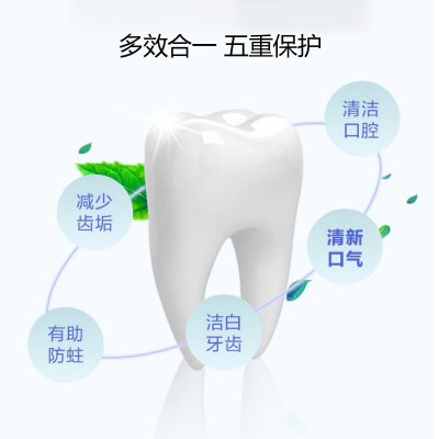 清仓价冰客茶树精油牙膏100g家庭装成人双重净白清新口气牙膏批发图4