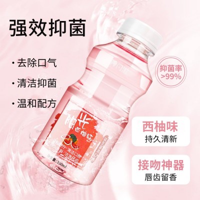 特价闪漱益生菌漱口水350ml口腔清洁清新口气薄荷西柚瓶装漱口水图2