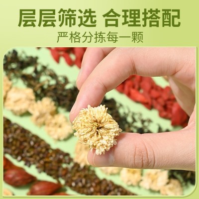 北京同仁堂菊花决明子蒲公英茶包160g枸杞茶金银花本草熬夜茶养生图3