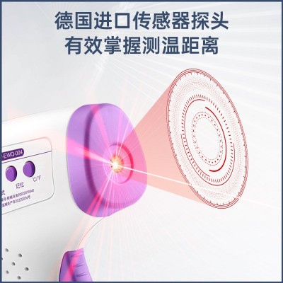 工厂现货红外线额温枪非接触式高精准温度计体温枪家用手持体温计图2