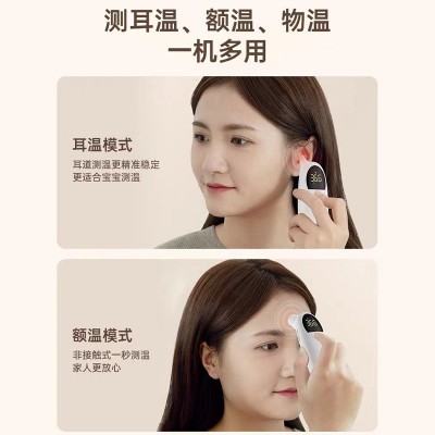 工厂现货新款私模耳温枪额温枪成人婴儿体温枪红外电子体温计跨境图2