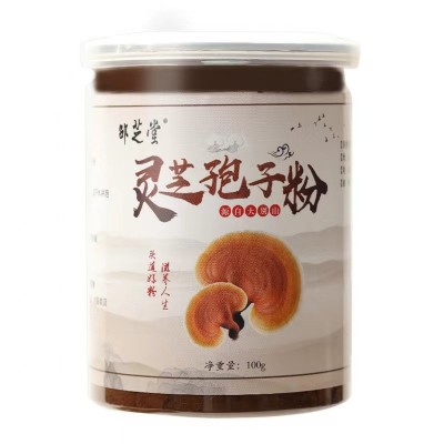 安徽大别山金寨椴木富硒赤灵芝孢子粉林芝粉散装正品批发非 长白山图5