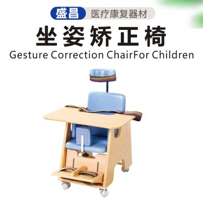 儿童坐姿矫正椅 康复训练安全椅矫正坐姿座椅康复器材图2