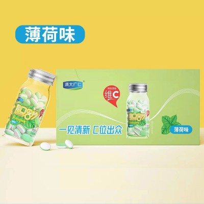 清大广仁爽口含片口气清新vc亲口糖口香糖代发批发图2