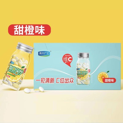 清大广仁爽口含片口气清新vc亲口糖口香糖代发批发图4