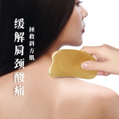 经络刮痧疏通全身通用板美容院背部颈部腹部腿部专用拨筋棒点穴笔图2