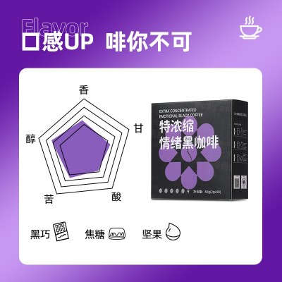 现货批发黑咖啡0蔗糖冷热双泡浓缩速溶咖啡固体饮料冲饮能量咖图3