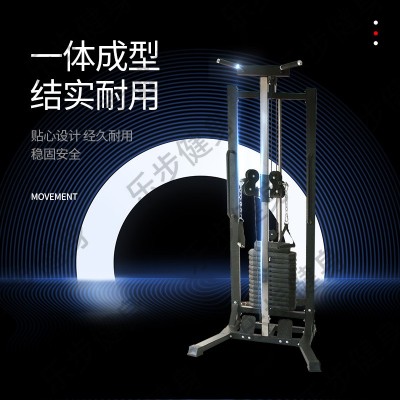 单边飞鸟单边商用家用综合训练器训练器高位下低拉划船一体龙门架图4