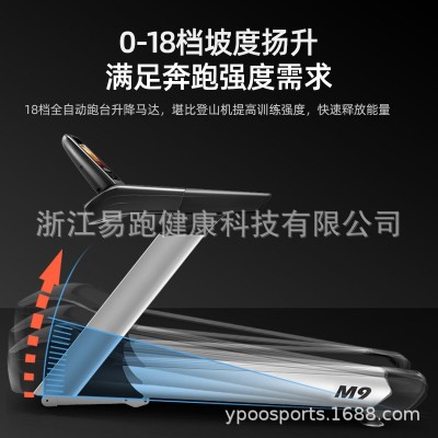 易跑M9商用跑步机X9电动彩屏智能健身房会所私教工作室健身器材图3
