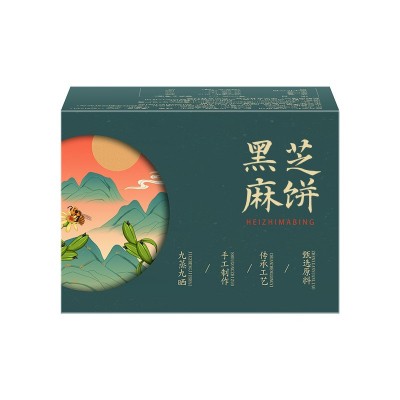 现货批发蜂蜜味黑芝麻饼210g一件代发养生食品黑芝麻孕妇零食图5