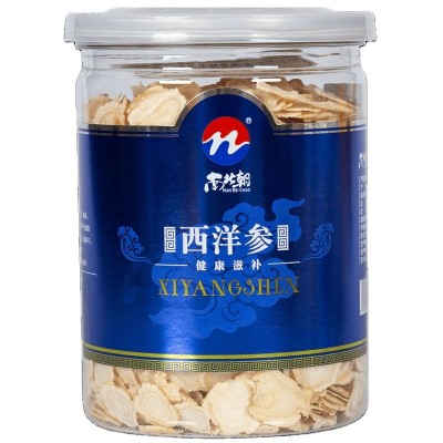 南北朝美国西洋参片 花旗参含片瓶装西洋参片 西洋参切片批发图5