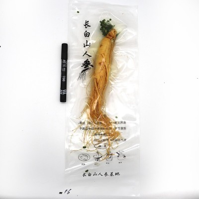 保鲜参长白山人参东北特产泡酒药材袋装参煲汤白皮参林下参地摊图5