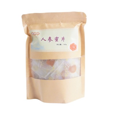 长白山人参蜜片160g 东北特产蜂蜜参片 独立包装红参片即食人参片图5