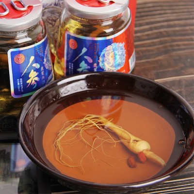 东北特产人参鹿茸血酒礼盒装42度茶杯酒厂家现货直发利满源人参酒图3