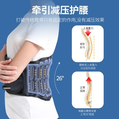 罗脉腰椎牵引器支撑固定牵引家用医用腰椎间盘护腰带图2