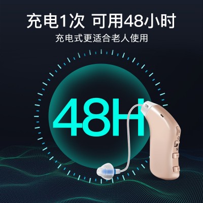 助听器老年人专用正品耳聋耳背式声音放大器充电款无线隐形年轻人图3