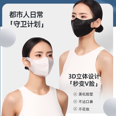 优禾康白色口罩独立包装一次性医用外科口罩3d立体轻薄透气高颜值图3