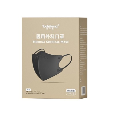 优禾康医生医用外科口罩立体独立包装时尚高颜值3D口罩2024新品图5