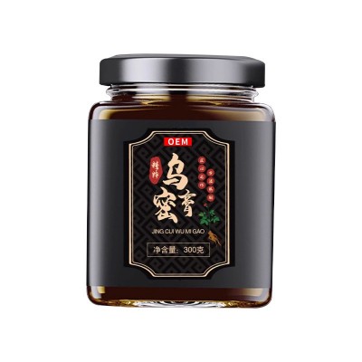 乌密膏代加工滋补手工熬制头发膏oem贴牌草本七宝乌密膏膏滋定制图5