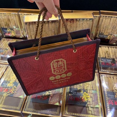 长白山高丽参6年根红参礼盒装125克左右别直参干高丽参图2