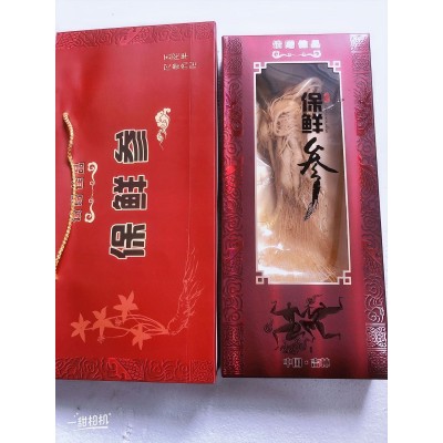 长白山鲜人参批发厂家直销东北特产泡酒参独立包装多规格礼盒装图4