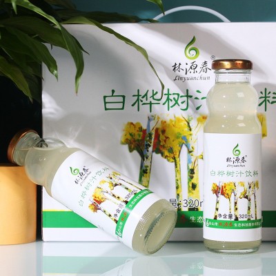 林源春白桦汁瓶装320ml童年的味道吉林直发源头厂家批发图3
