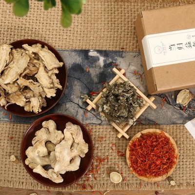 茯苓苦参艾叶红花干姜足浴包OEM汗蒸浴场家用泡脚包厂家代工图3