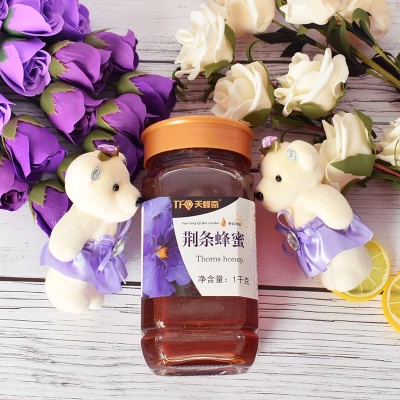 荆条蜂蜜1kg玻璃瓶装 成熟土蜂蜜厂家现货批发图4