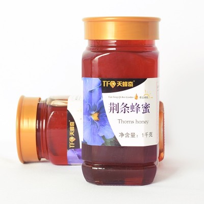 荆条蜂蜜1kg玻璃瓶装 成熟土蜂蜜厂家现货批发图5
